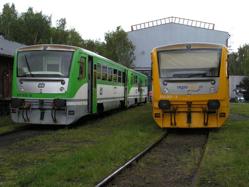 Setkání motorových vozů v Železničním muzeu ČD